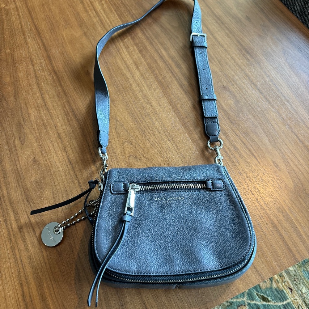 Marc Jacobs Gray Cross Body bag AND March Jacobs small wallet
